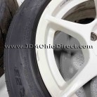 JDM Buddy Club P1 White 15 inch Wheels and Tires
